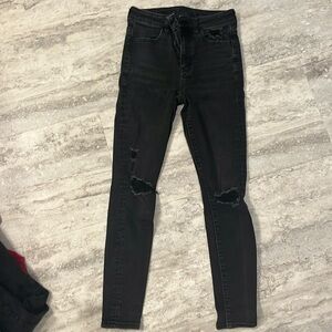 Black American eagle jeans